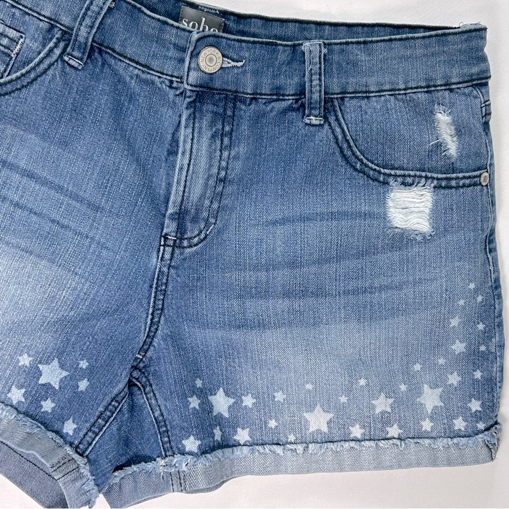 BUNDLE Aeropostale & Soho New York &Co Jean Shorts Size 8 Women's - Picture 4 of 14